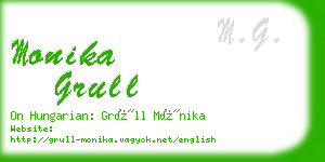 monika grull business card